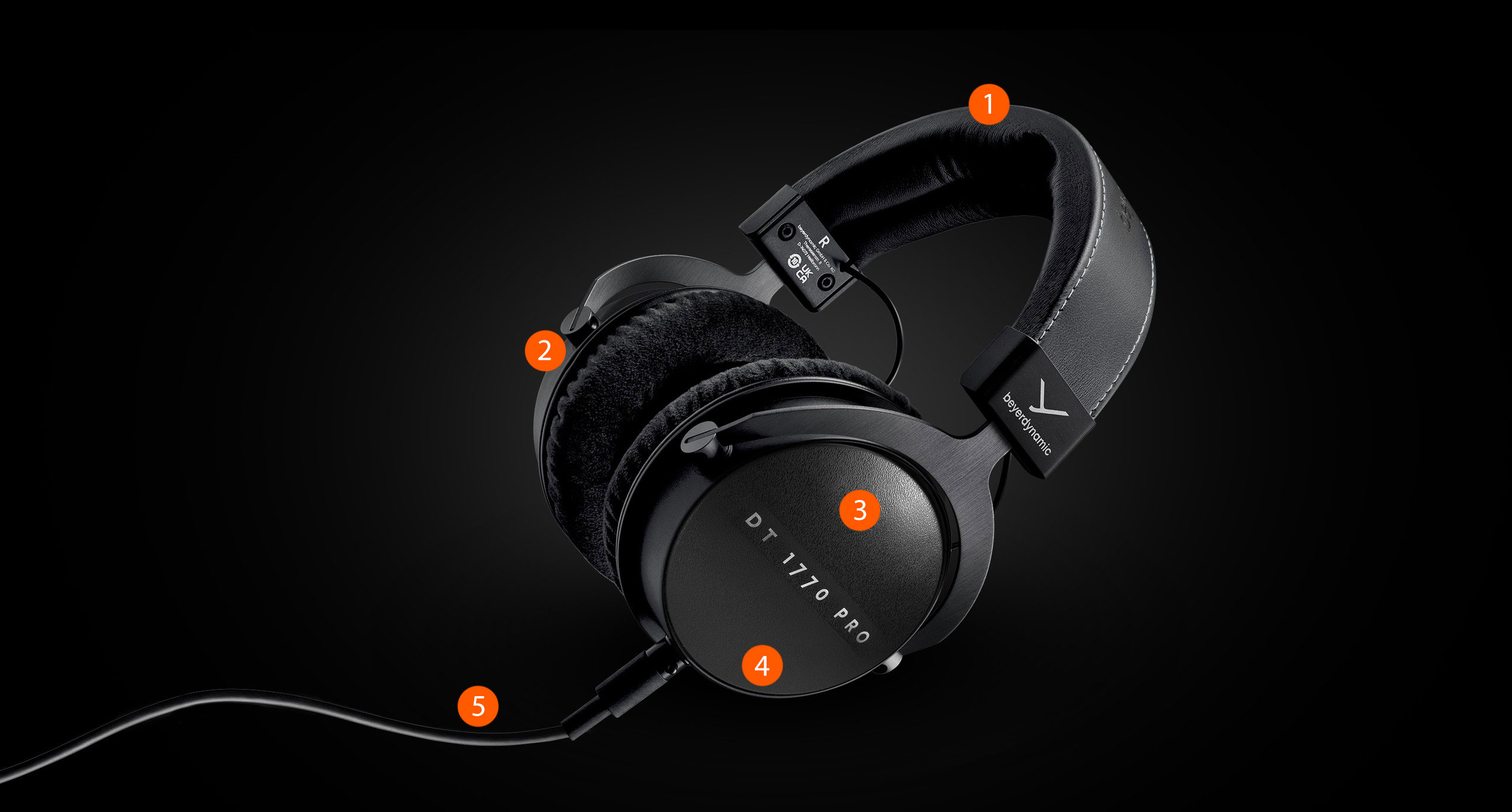 Beyerdynamic DT 1770 Pro MKII Premium Tesla studio headphones for